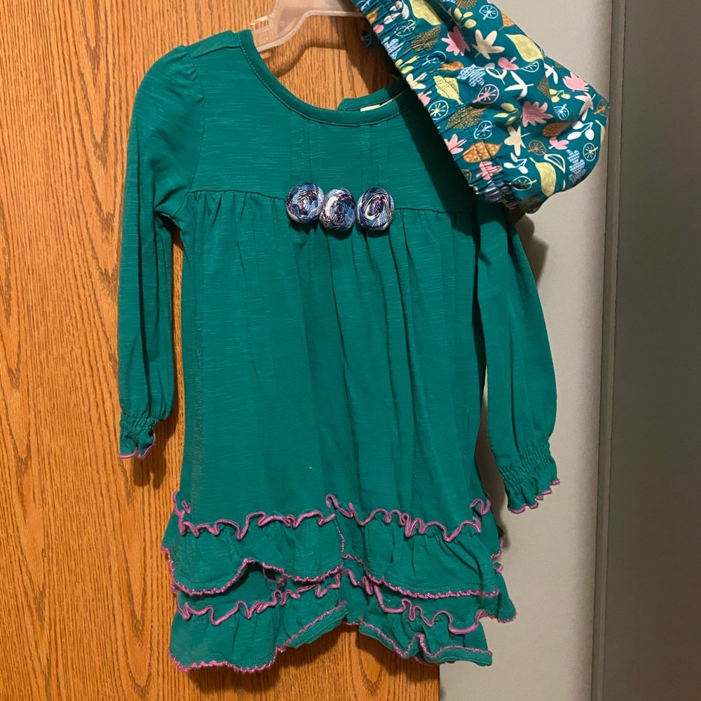 Green Matilda Jane dress 6-12 Months